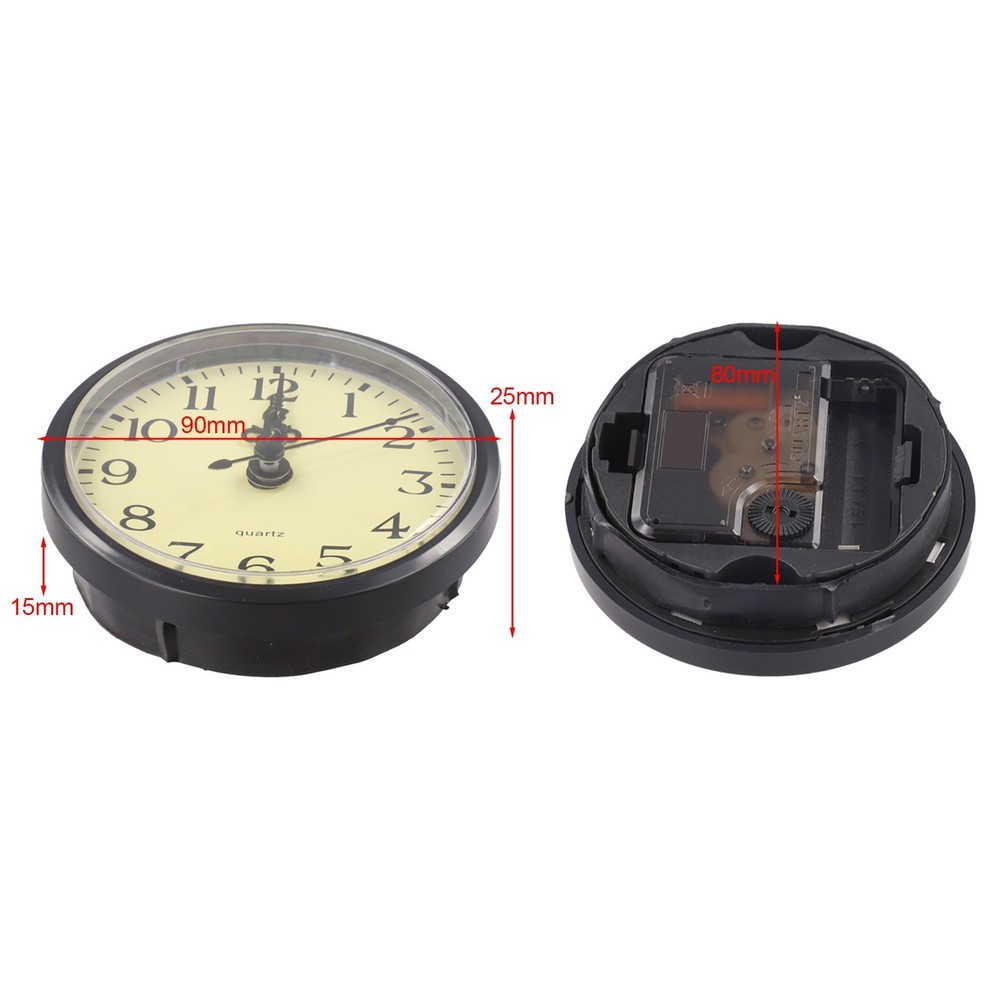 Silent Quartz Clock Movement Insert for DIY Clock Design and Replacement Needs