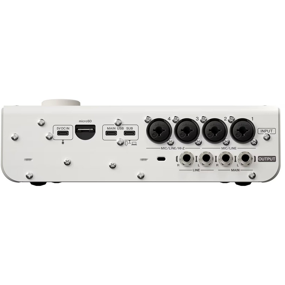 Yamaha URX44 USB-C Audio Interface, White