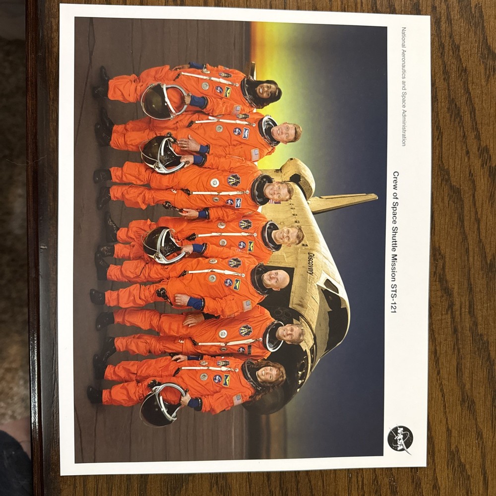 NASA Space Shuttle STS-121 Crew Lithograph (8x10)