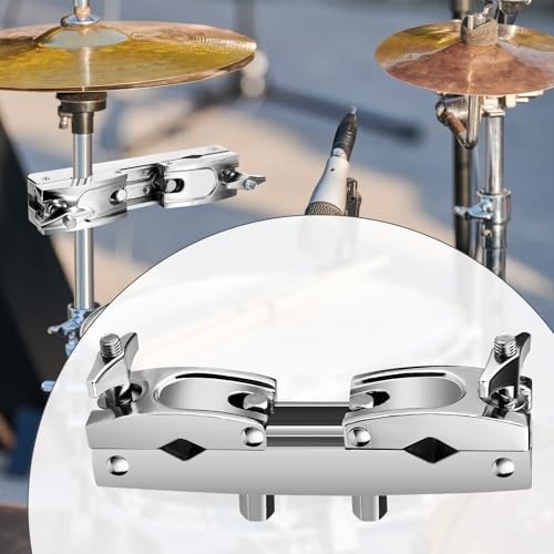 Adjustable Heavy-Duty Drum Clamp with Quick Release & Extension Bar for Cowbells