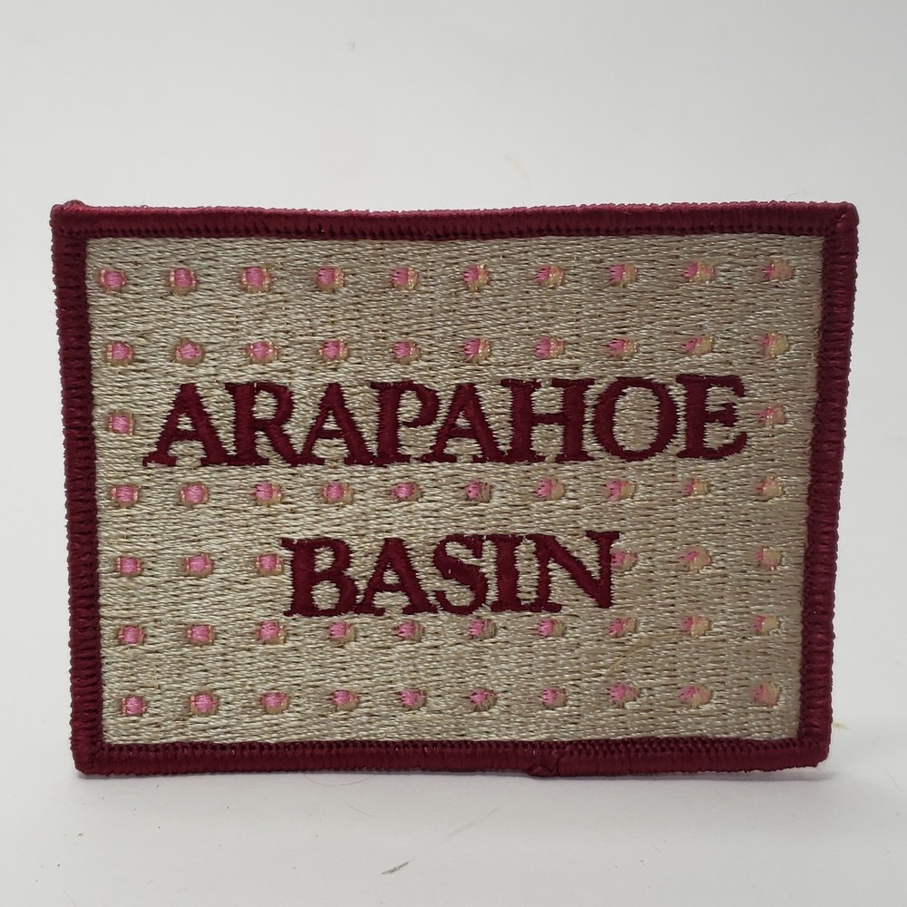 ARAPAHOE BASIN Colorado Iron On Large Ski Patch