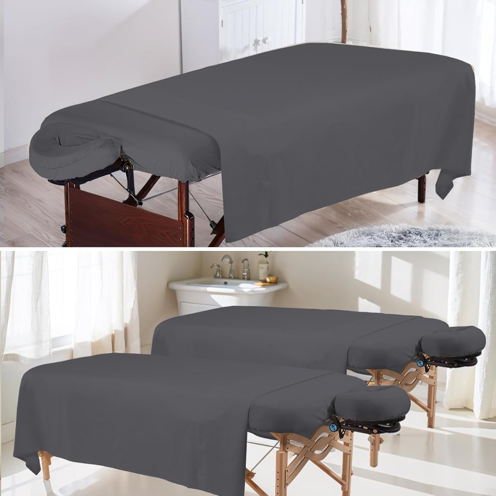 4 Sets Premium Microfiber Massage Table Sheets Set 3 Piece Set Includes Massage