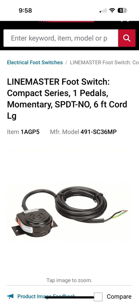 Compact Brand Floor Switch