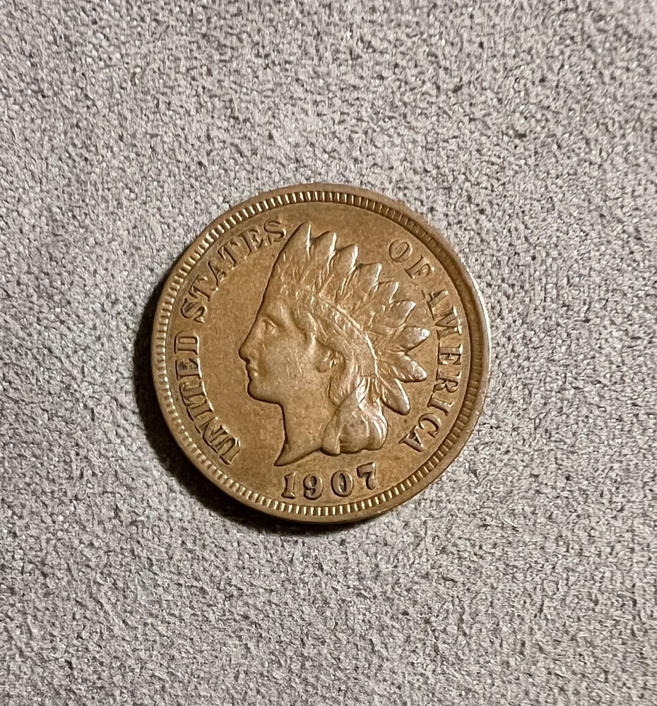 1907 P Indian Head Cent Penny