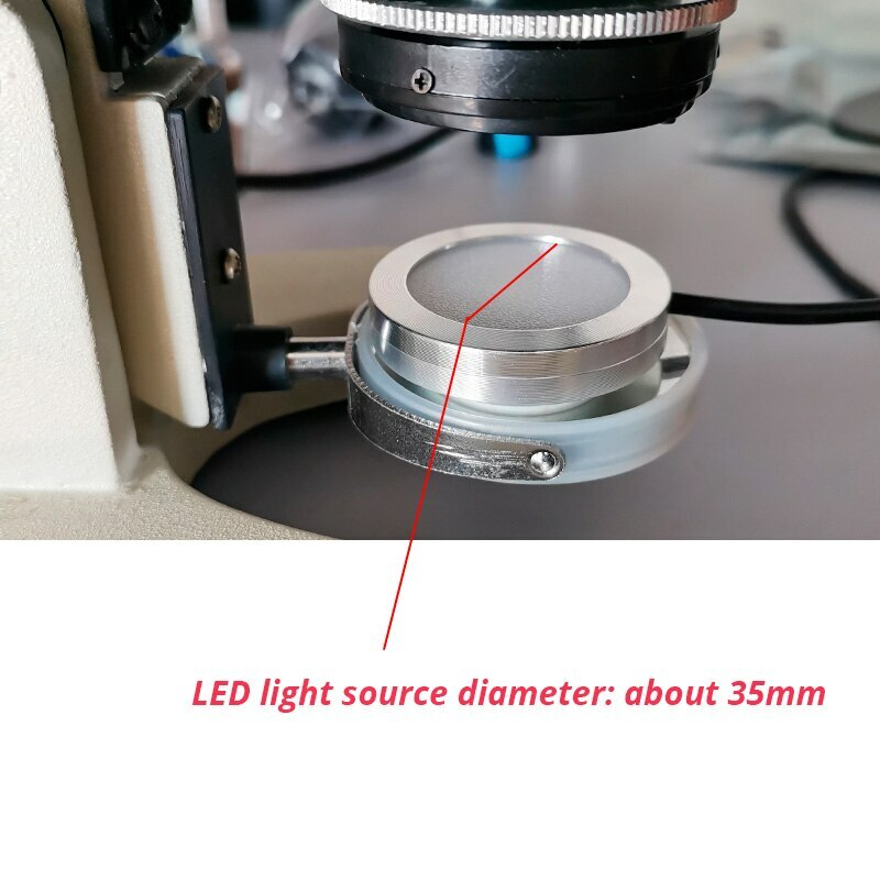 USB LED Biological Microscope Lighting Brightness Adjustable Bottom Light source
