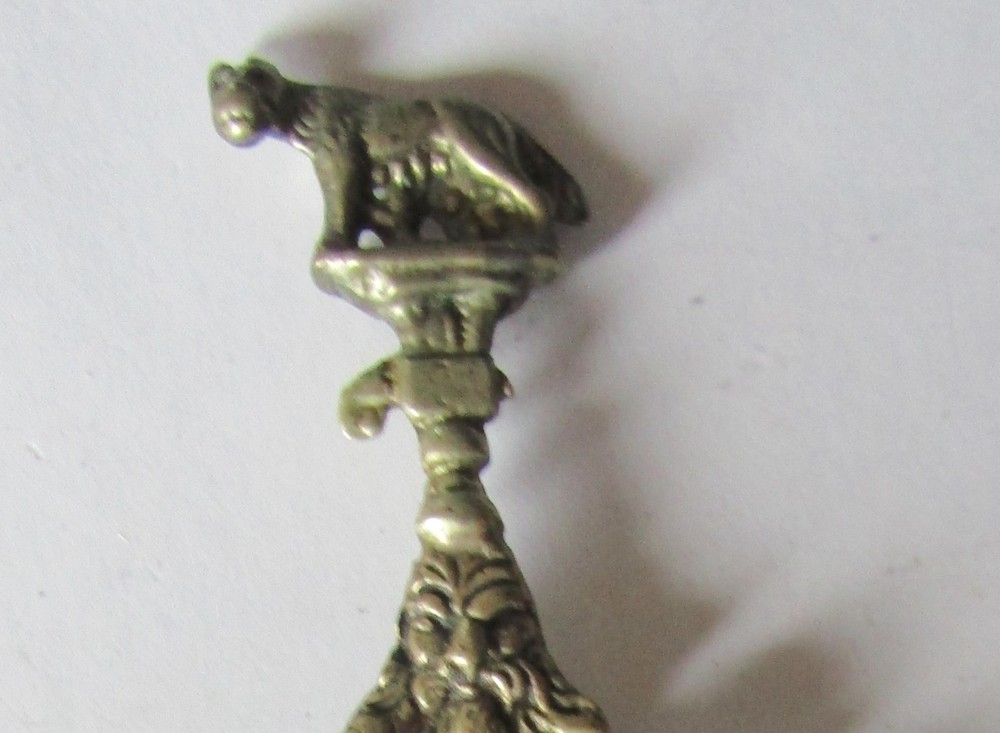 Vintage Brass Tea Bag Strainer