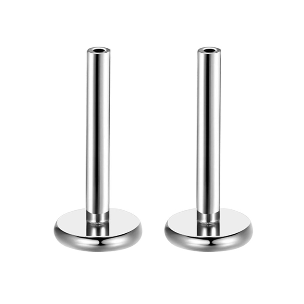 20G/16G/18G/ Threadless Bar G23 Titanium Replacement Post Bar Flat Back Stud ...