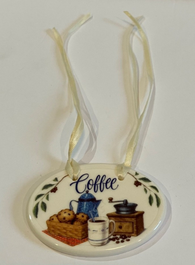 Longaberger Coffee Basket Tie On