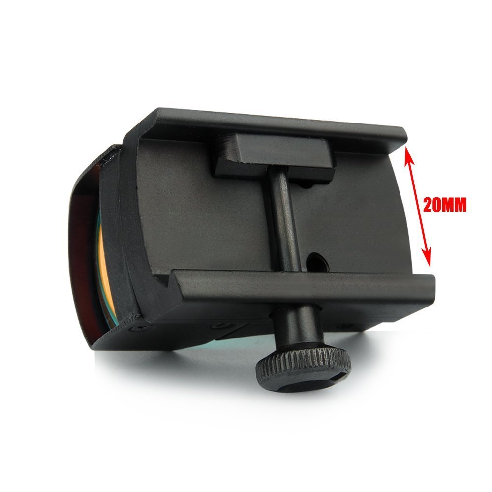 Red Dot Sight Compact 20mm Rail Scope Mount Optical Rifle Scope Fit AirSoft