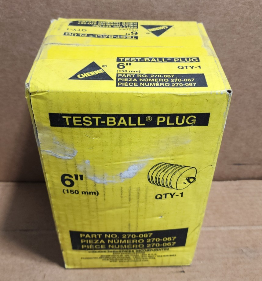 Cherne 270-067 Single Size 6" Test Ball