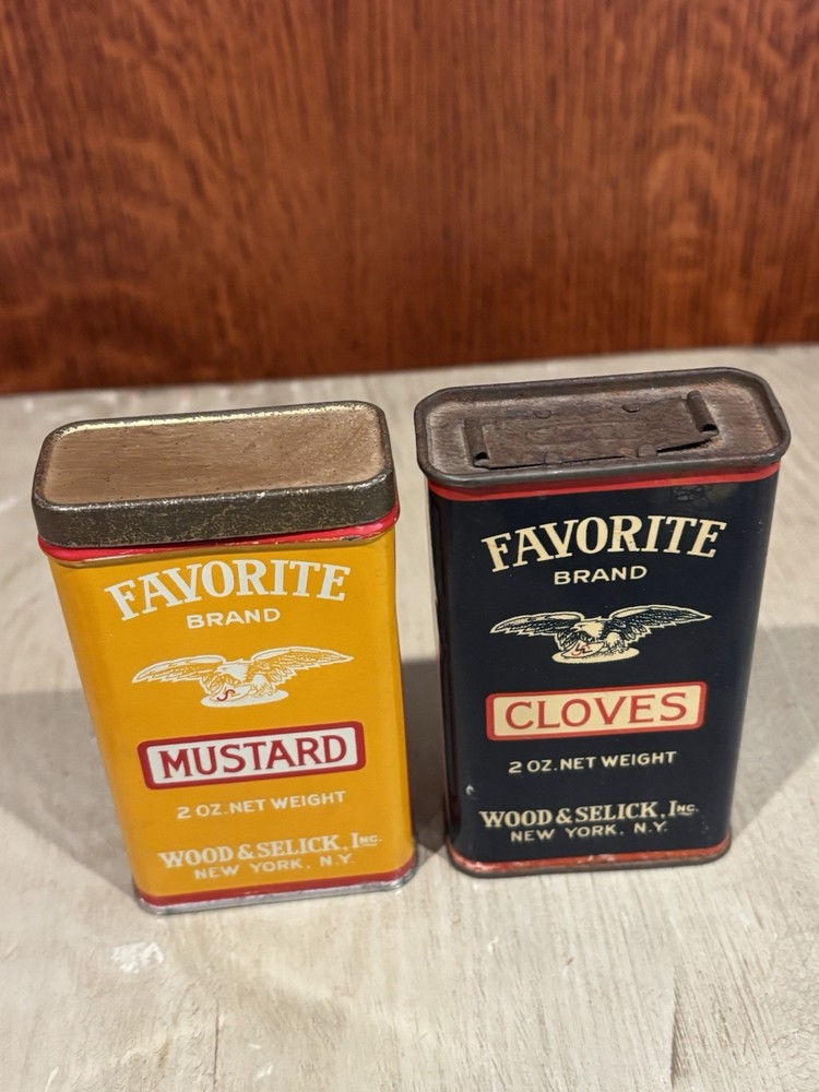 Favorite Brand Spice Tins