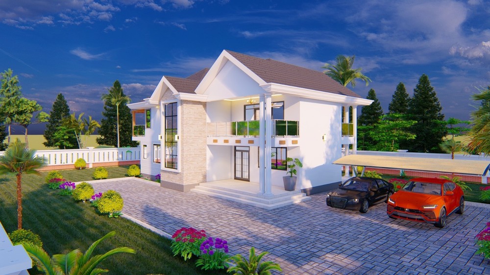4 Bedroom House Plan [modern ]