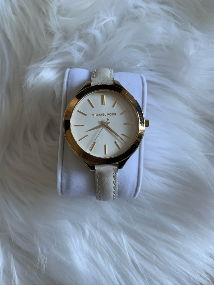Michael Kors gold watch new battery