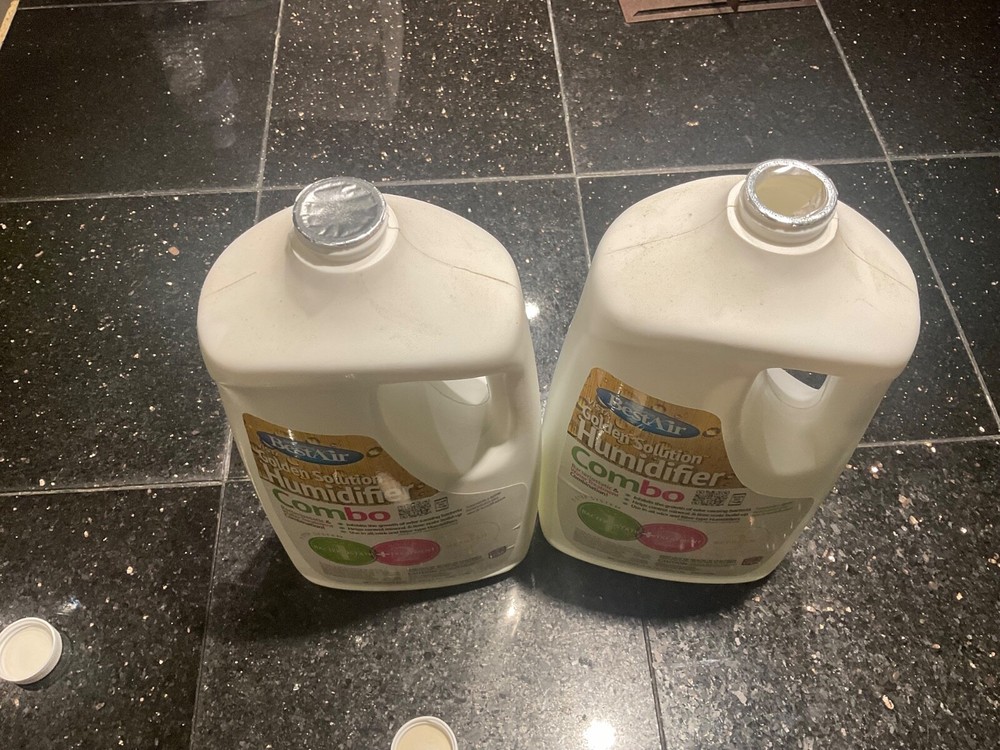 2 PACK BestAir Golden Solution Humidifier Combo , 64 oz 1.9 Ltr