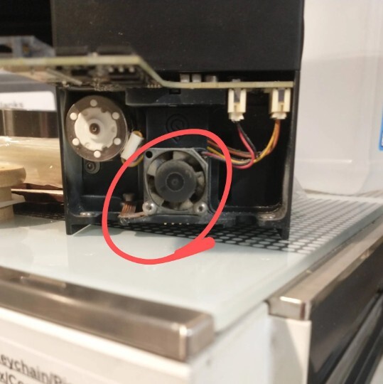 Glowforge Mini Print Head Fan Replacement For Laser Head Basic, Plus, and Pro