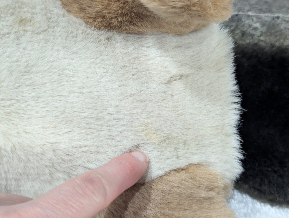 Hand Puppet Brown Beaver Plush Gund Felt Bow