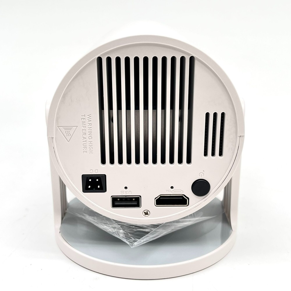 LED Source HDMI Projector - White (180 Degrees Free Projection)