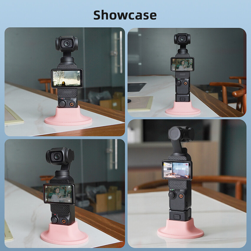 For DJI OSMO Pocket 3 Desktop Stand Fixed Support Bracket Silicone Slip Holder