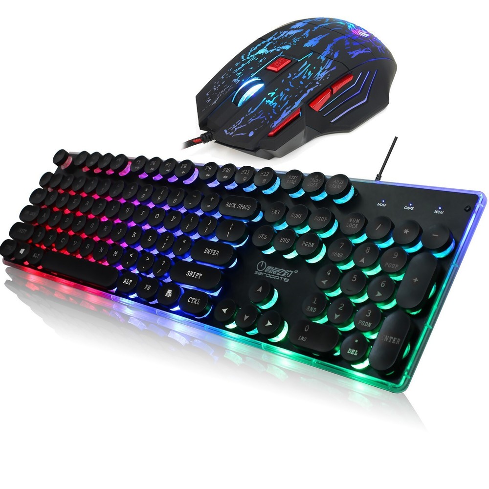 X2 Pro Computer Video Gaming PC Keyboard Game Panel Keypad LED + Color DPI Mouse