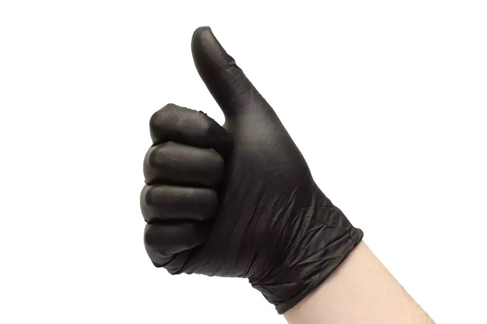 Grease Bully Nitrile Gloves - 6MIL - Black - 10 Boxes