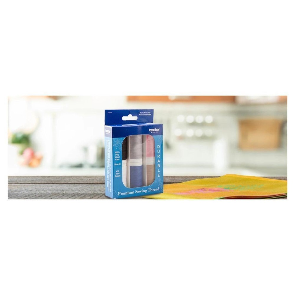 Brother Computerized Sewing Machine with 6-Piece Double Snap Spools Bundle