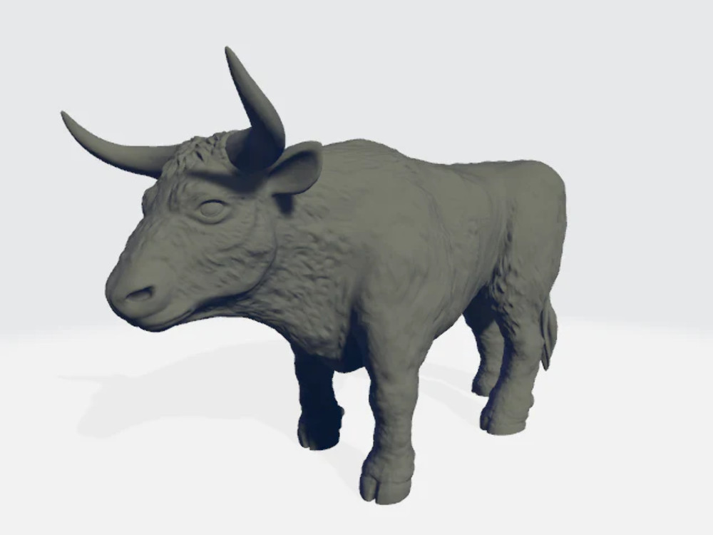 StoneAxe Miniatures - Cow #5