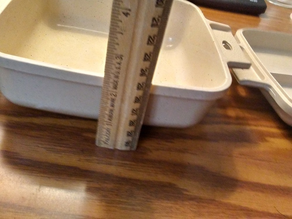 Littonware square dish for microwave or oven
