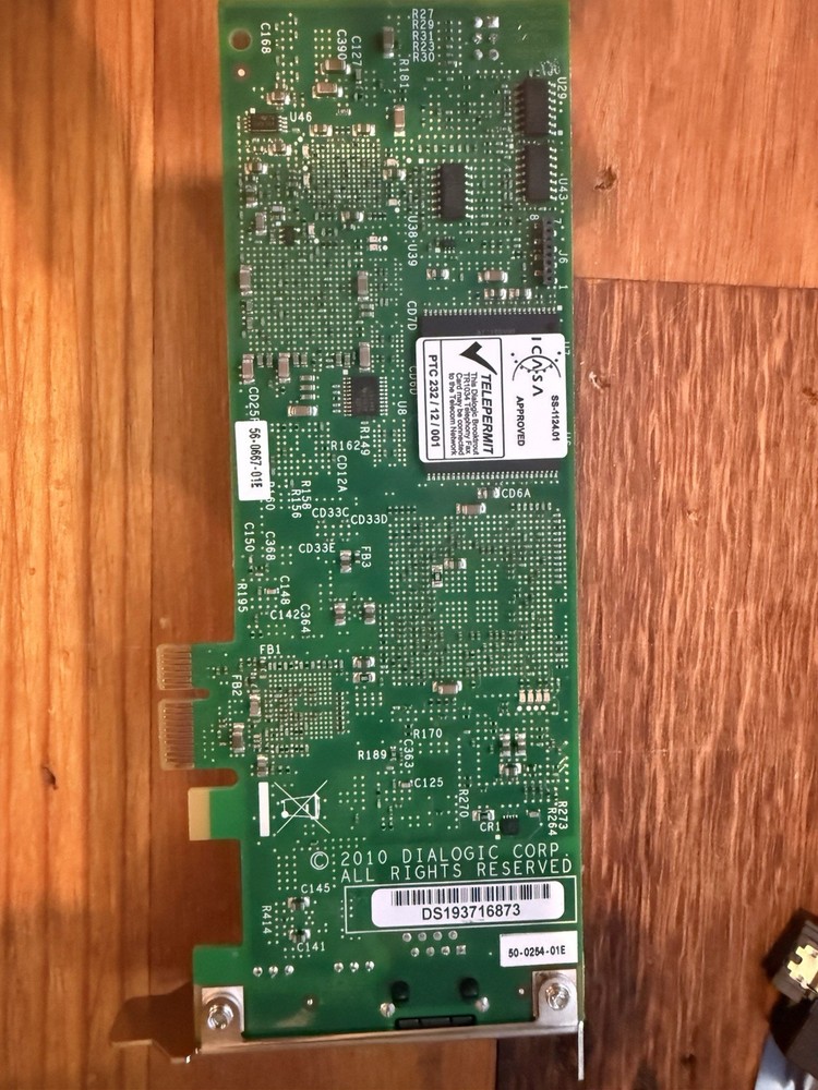 Dialogic PTC 232 Series Fax card