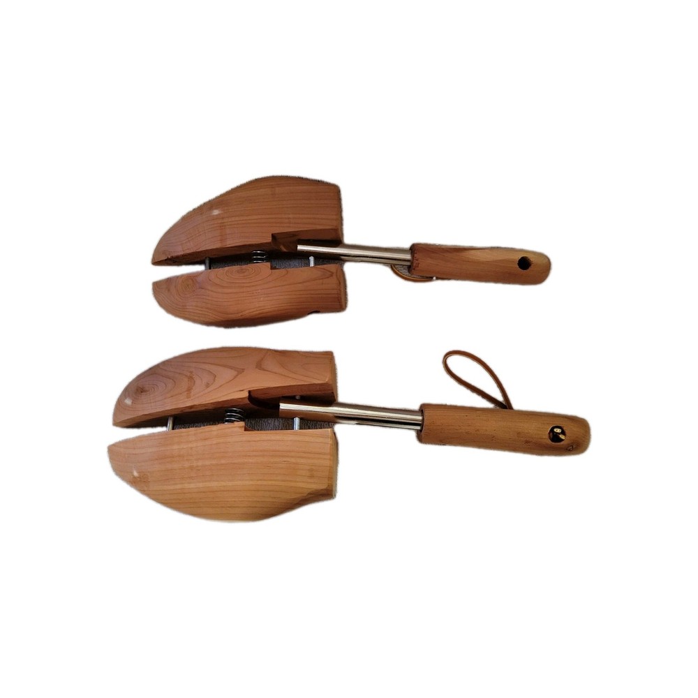 Wooden Shoe Stretchers Spring Handle Unbranded preowned