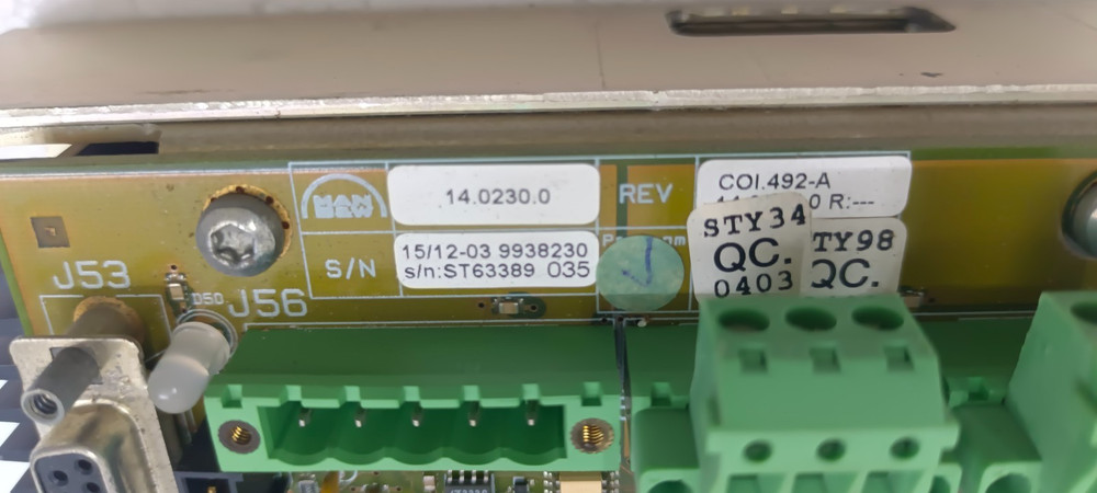 MAN B&W MCU MODULE 3157167-5 MAIN CONTROL UNIT FOR ENGINE L27/38