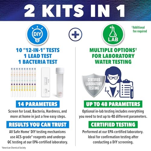 Complete Drinking Water Test Kit – DIY Screening for 14 Parameters + Optional