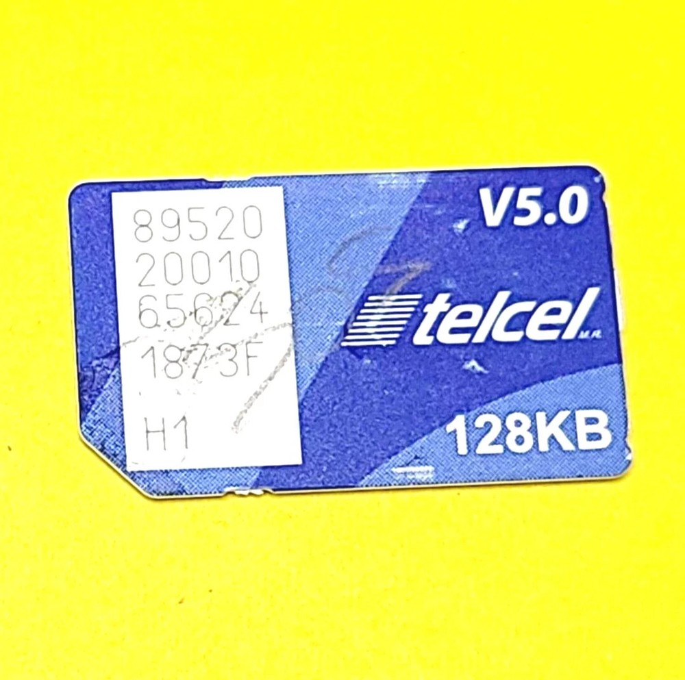 *USED* TELCEL REGULAR SIM CARD RESTORING TEST CELL PHONE BYPASS UNLOCK UNLOCKING