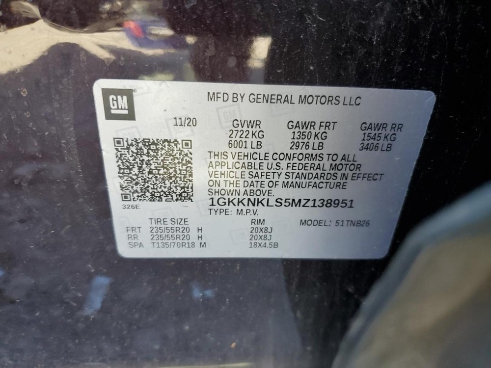 2018-23 GMC ACADIA Heater Motor front