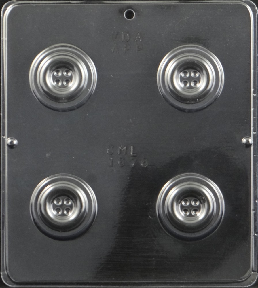 Button Chocolate Cookie Sandwich Mold 1678 NEW