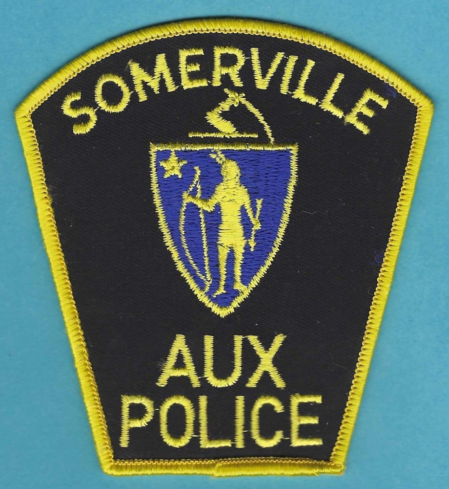 SOMERVILLE MASSACHUSETTS POLICE AUXILIARY SHOULDER PATCH