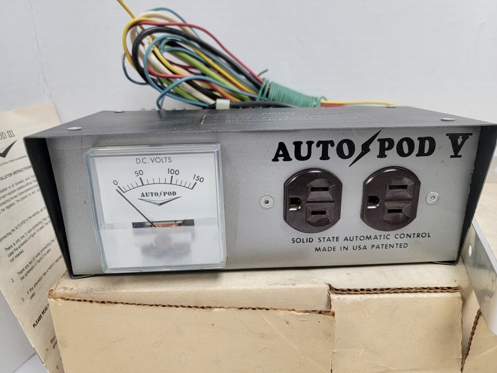 Vintage S&W Industries Auto Pod 5 Power Inverter Solid State Automatic Controls