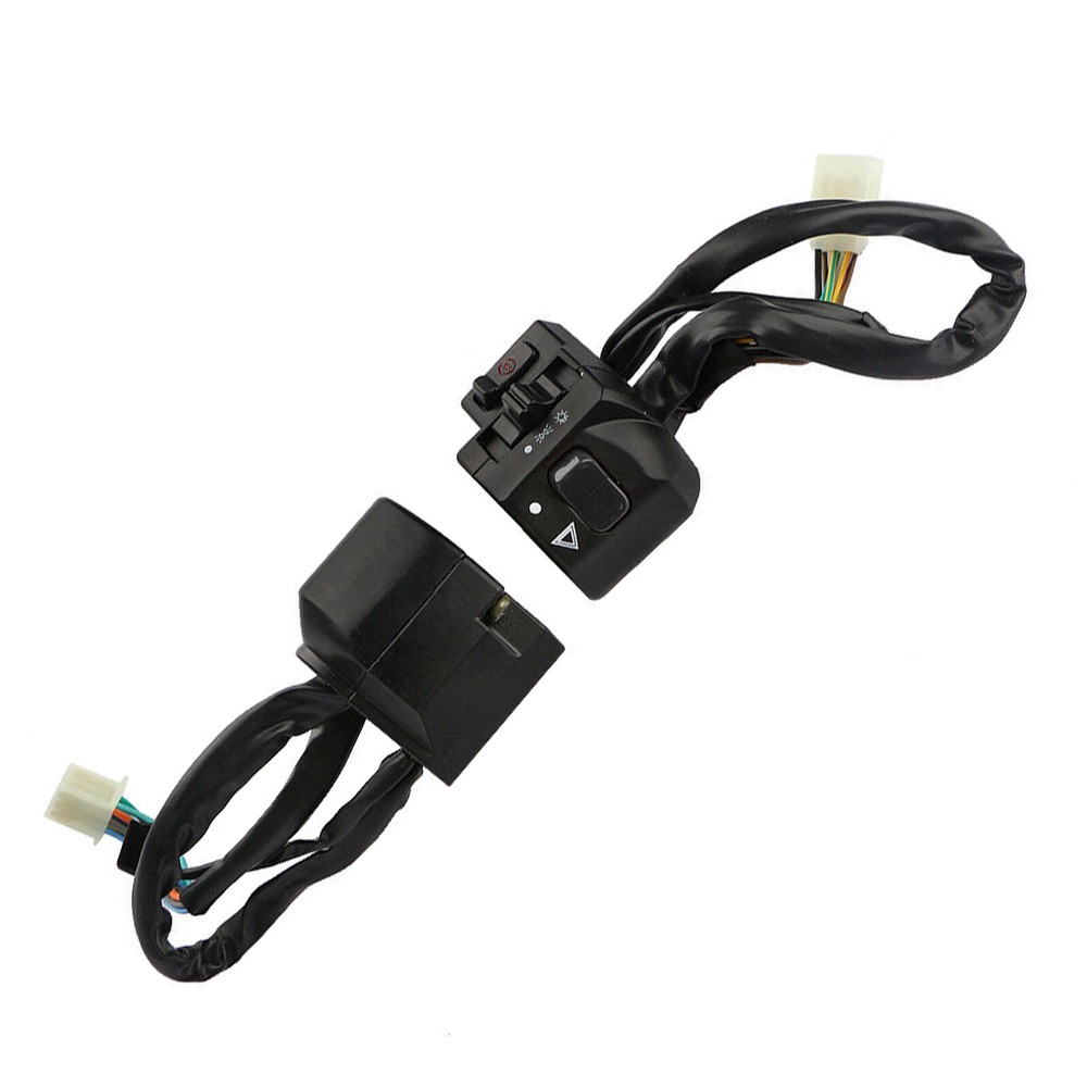2x Motorcycle 7/8" Handlebar Horn Turn Signal Headlight Electrical Start Switch