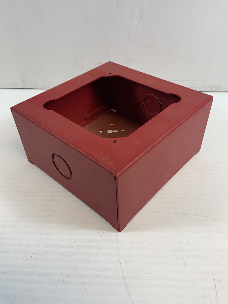 (NEW) SEIMENS FBX-SF Red Fire Alarm Surface Mount Back Box