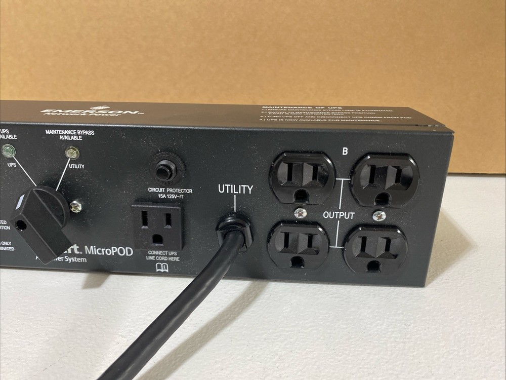 Emerson Liebert Micropod AC Power System MP2-115A