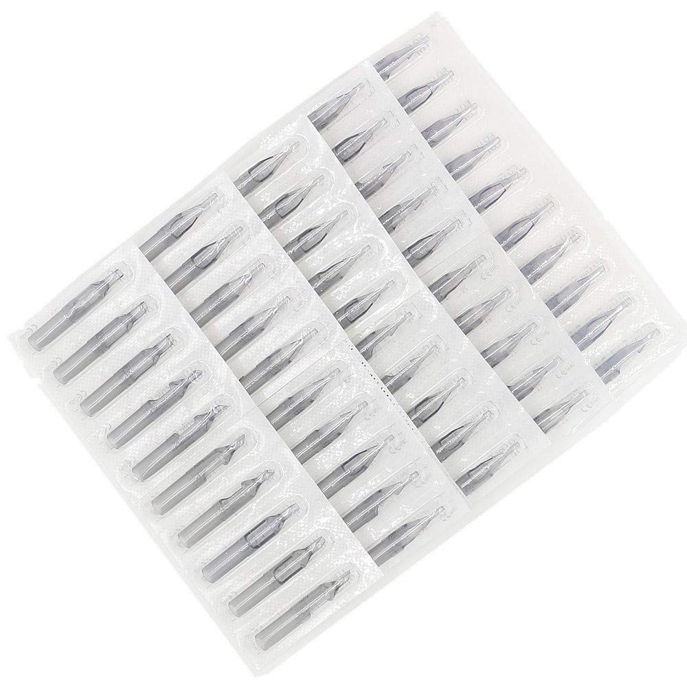 Disposable Tattoo Tip - 100PCS Disposable Tips Assorted for 3RL 5RL 7RL 9RL 3RS
