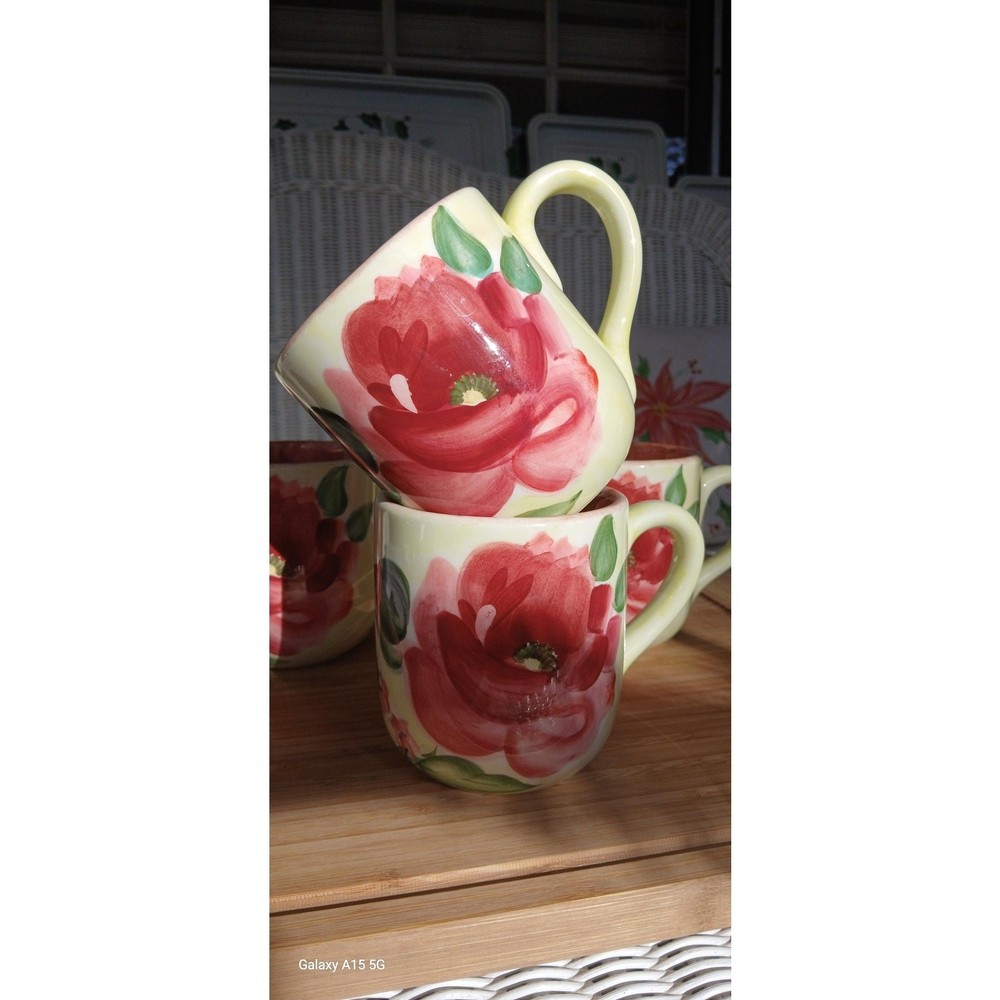 Pfaltzgraff Flower Market Mugs