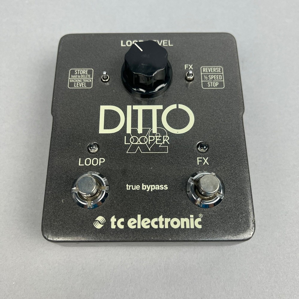 TC Electronic Ditto X2 Looper Loop Sampler True Bypass Guitar Effect Pedal