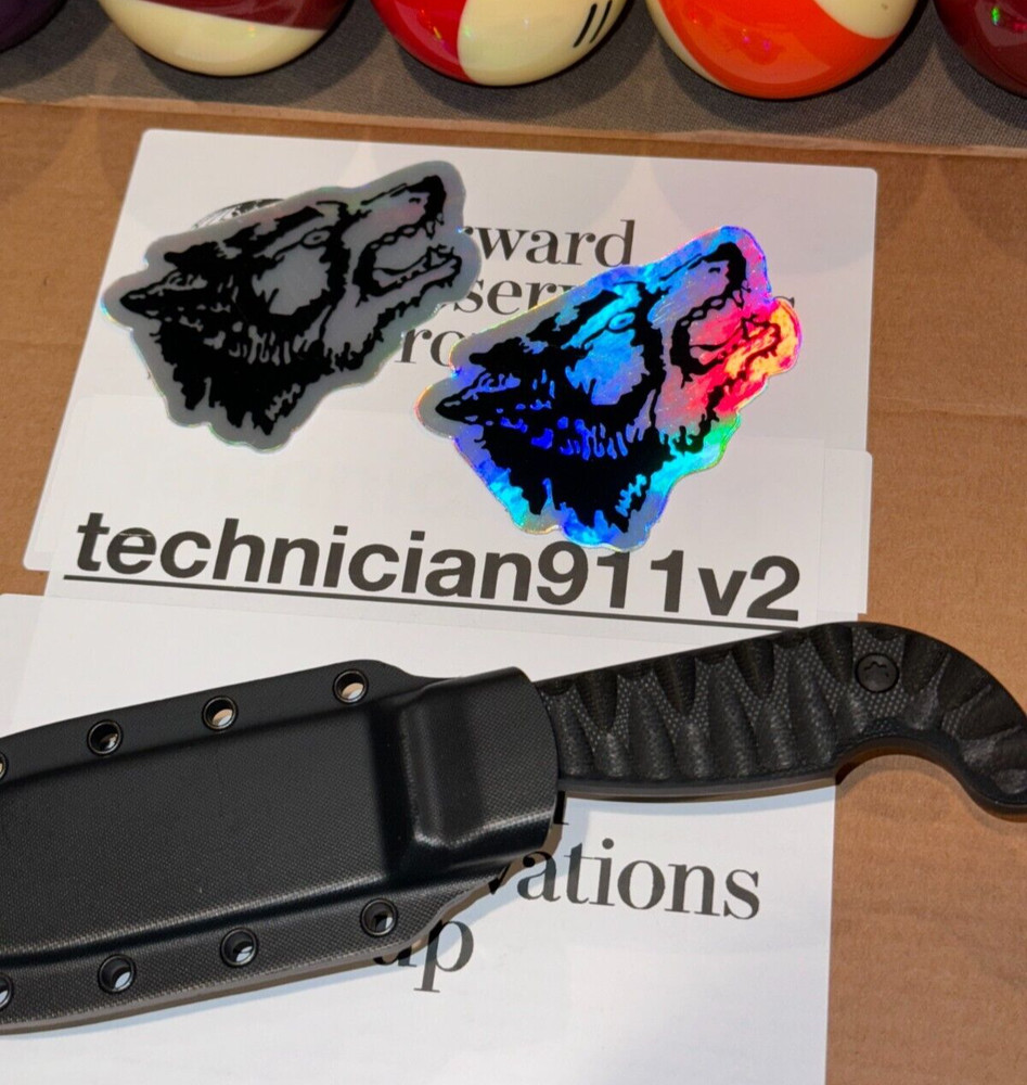 Forward Observations Group Wolf 40 Holographic Sticker NEW 2024