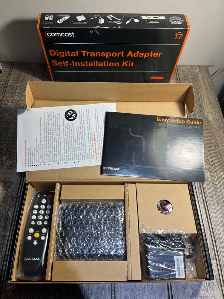 ✅Comcast Digital Transport Adapter Self-Installation Kit-  ✅ NEW, OPEN BOX. ✅