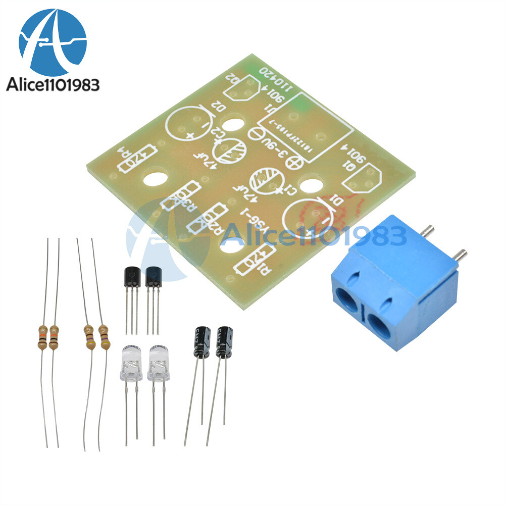 5MM LED Simple Flash Light Simple Flash Circuit DIY Kit