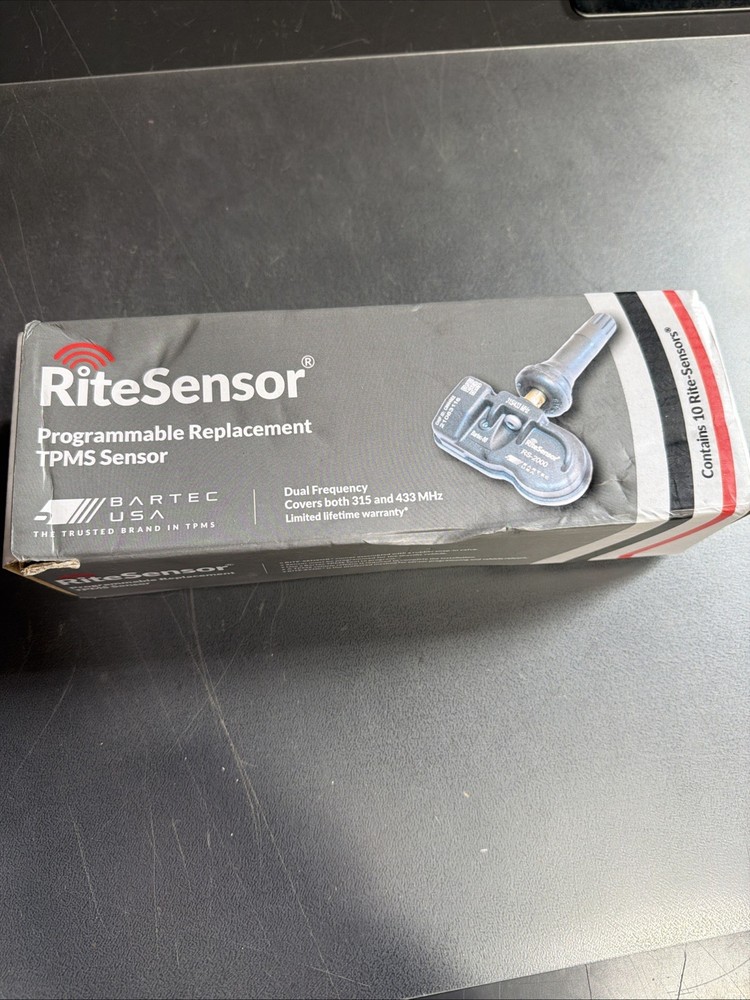 (QTY 10) Bartec RS-2000R RiteSensor Programmable TPMS Sensor for 04-25 Acura MDX