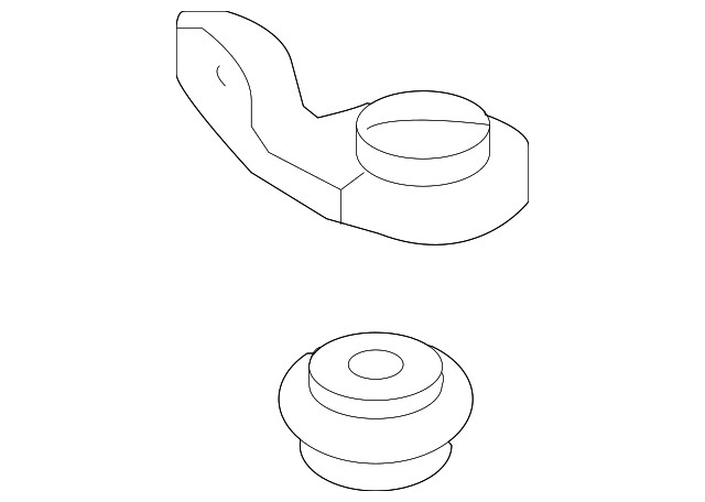 Genuine GM Radiator Assembly Bracket 96536645