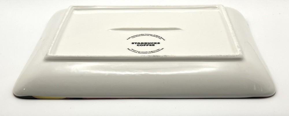 Starbucks Apple Rectangular Ceramic Serving Tray 2007