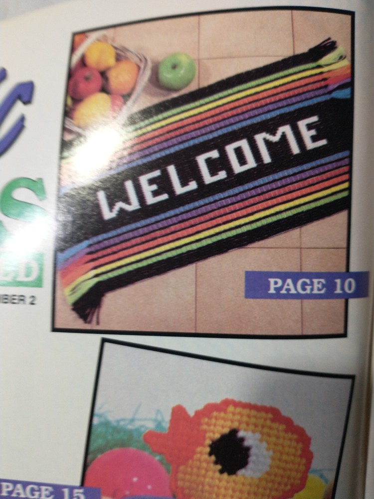 Plastic Canvas World - Spring March 1994 - Chick, bunnies, rabbit PATTERNS A71