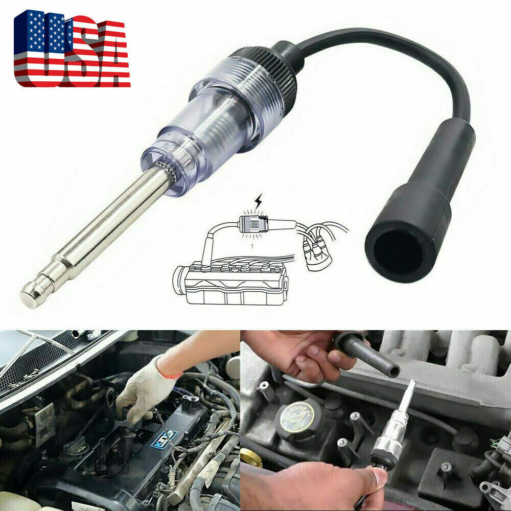SPARK PLUG TESTER Ignition System Coil Engine In Line Auto Diagnostic Test Tool
